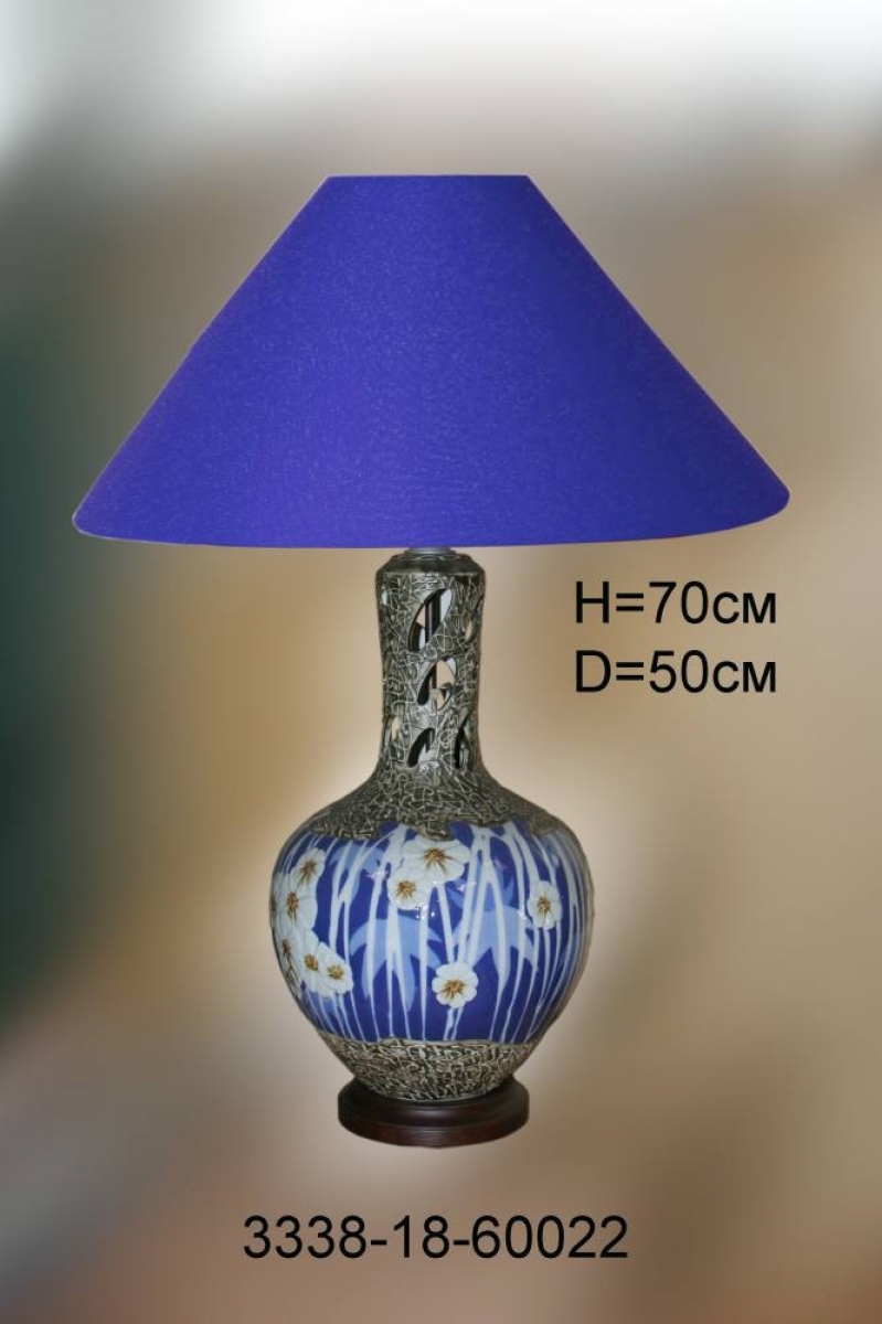 Настольная лампа из керамики 3338-18-60022T