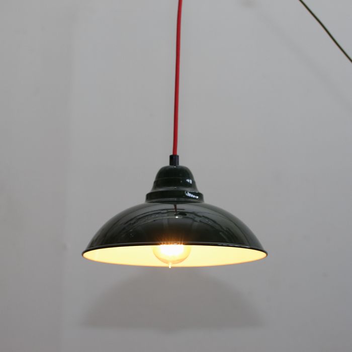 Металлический плафон-светильник из латуни П034