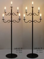 Торшер канделябр с свечами 149.01F и 149.02F