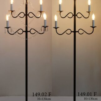 Торшер канделябр с свечами 149.01F и 149.02F