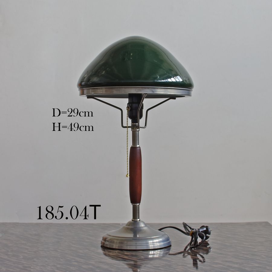 Настольная лампа с зеленым плафоном 185.04 Т