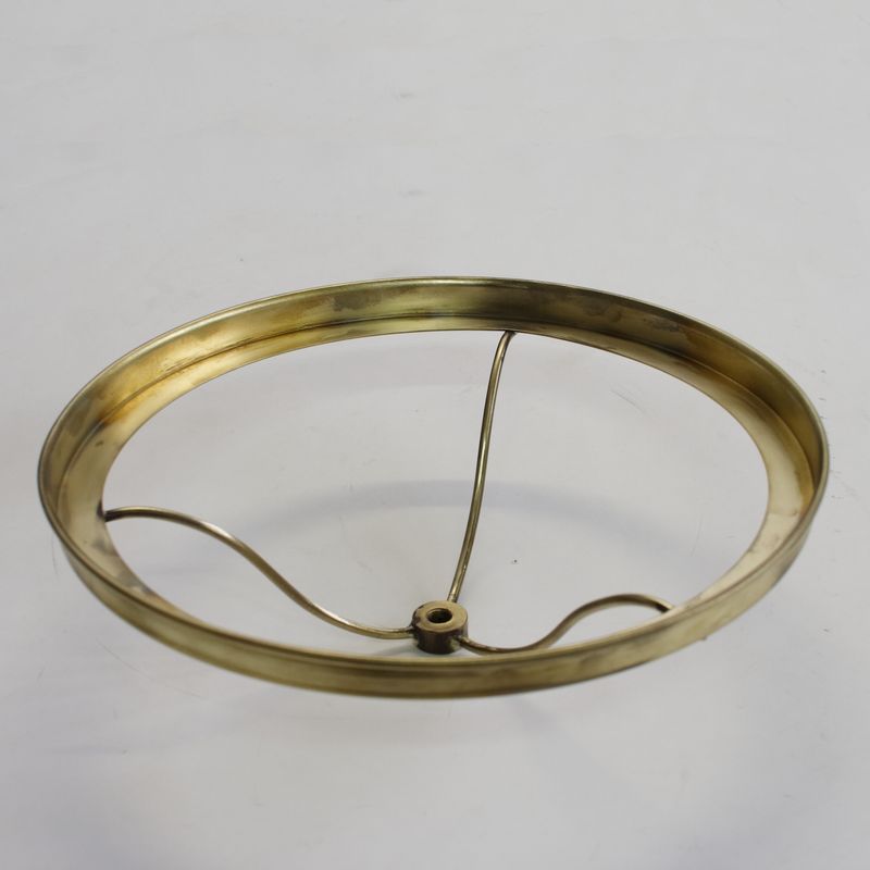 Металлическое кольцо для зеленого плафона D260мм латунь