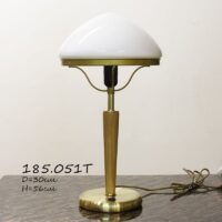 Настольная лампа банкира с белым плафоном 185.051 Т