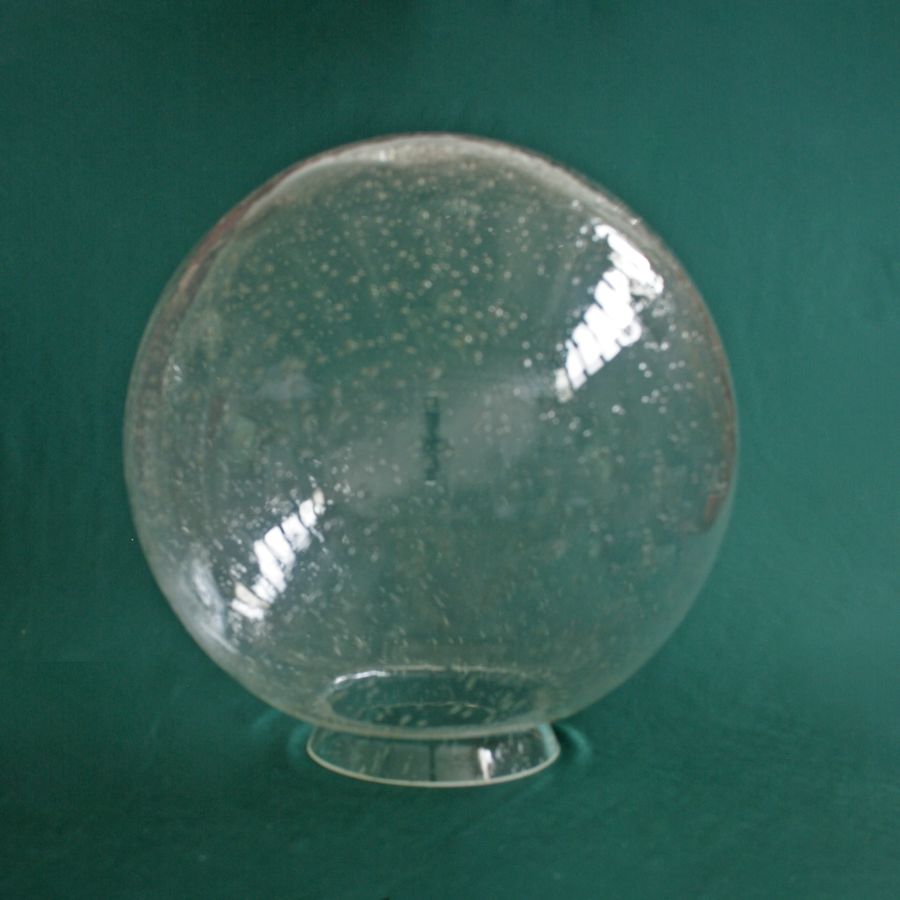 Стеклянный плафон шар с пузырьками 250мм